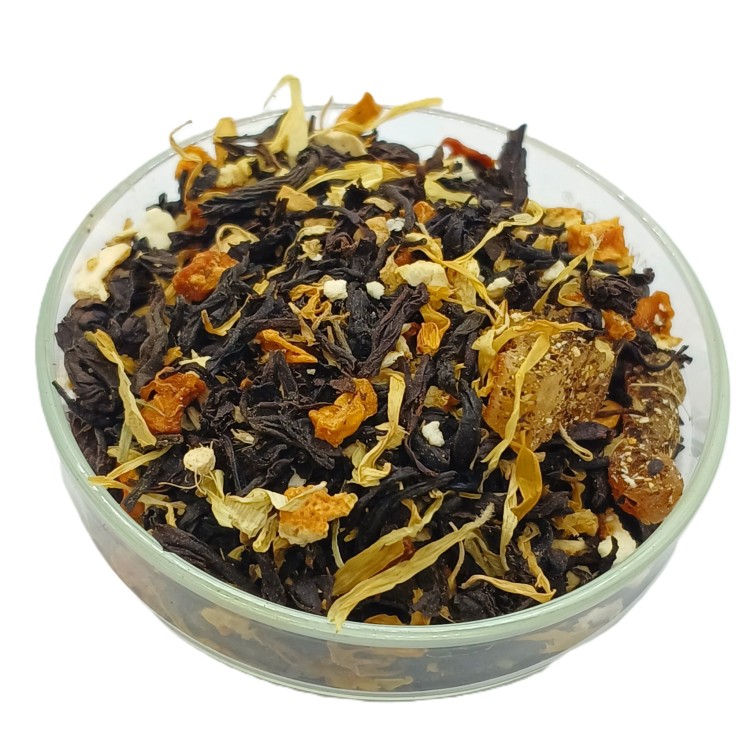 herbata czarna blask lampionów