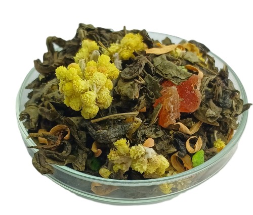 zielona kwitnąca brzoskwinia